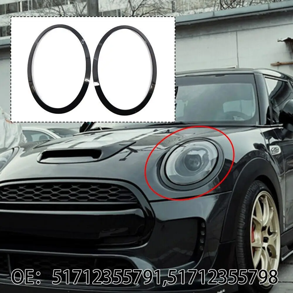1 Pair Car Headlight Frames Trim Ring 51712355791 51712355798 Compatible For F55 F56 F57 OE: 51712355791 51712355798
1 Pair Car Headlight Frames Trim Ring 51712355791 51712355798 Compatible For F55 F56 F57 OE: 51712355791 51712355798