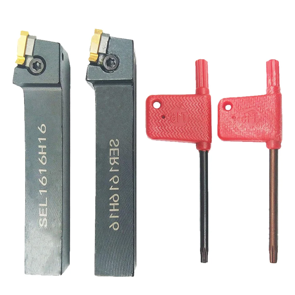 Versatile 8in 2PCS CNC Lathe Carbide Turning Tool Set Indexable Threading Turning Tools Holder SER1616H16, SEL1616H16 Parts
Versatile 8in 2PCS CNC Lathe Carbide Turning Tool Set Indexable Threading Turning Tools Holder SER1616H16, SEL1616H16 Parts