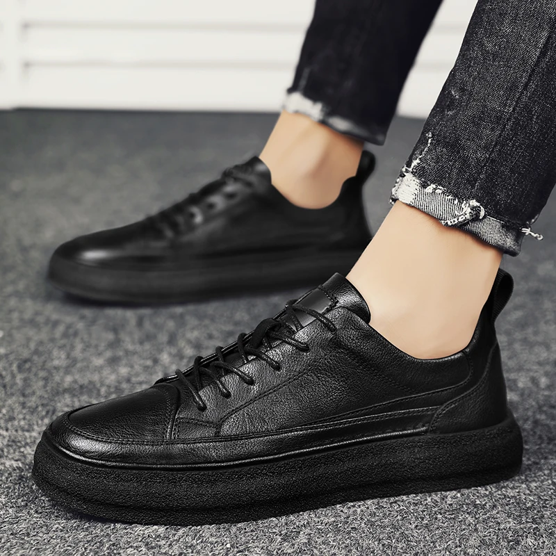 Shoes Men Casual Shoes lace up Leather Men's Sneakers Cool Street Boys Shoes outdoor Brand Male Footwear Flat Shoes men sneakers
Shoes Men Casual Shoes lace up Leather Men's Sneakers Cool Street Boys Shoes outdoor Brand Male Footwear Flat Shoes men sneakers