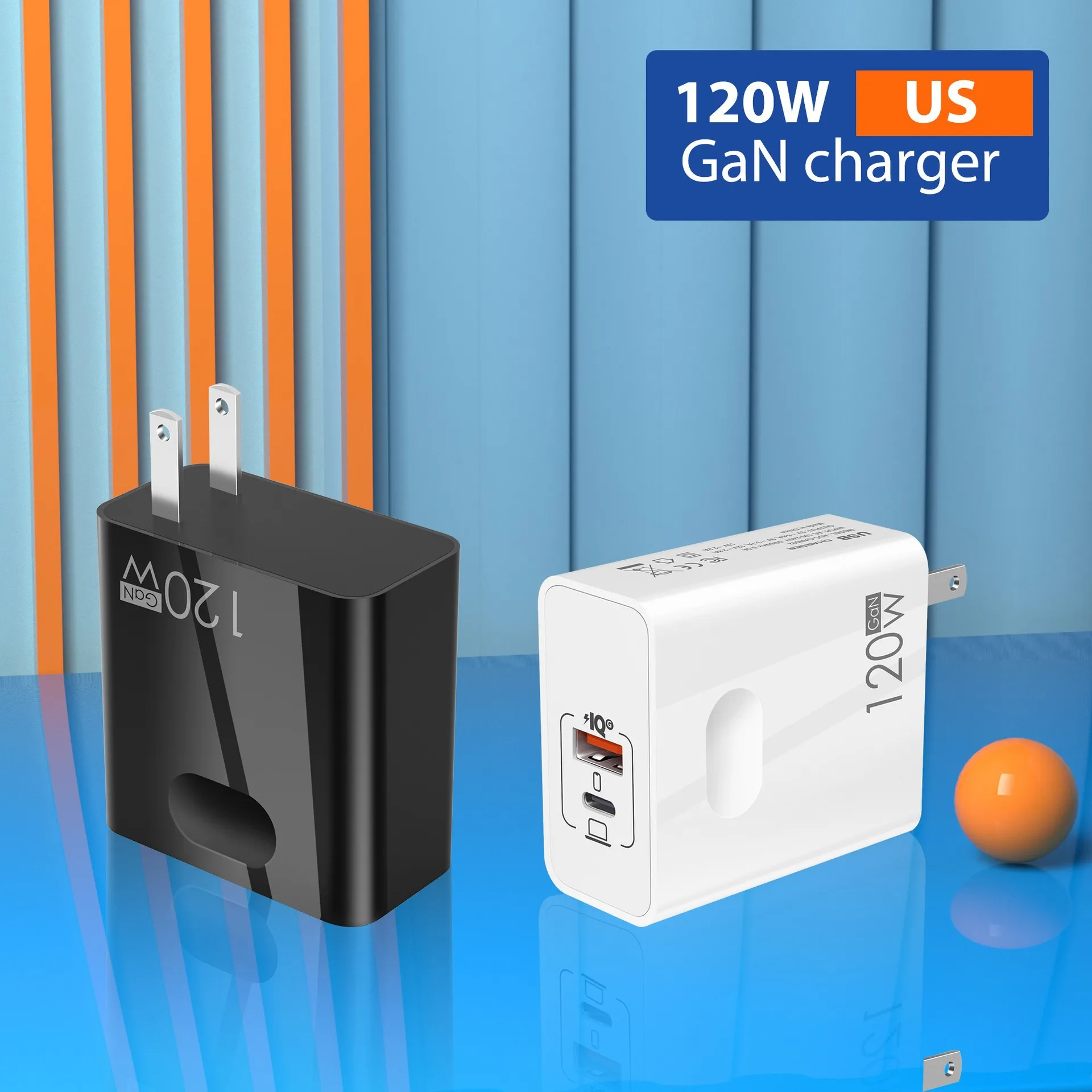 

120W GaN Charger PD USB C Charger Fast Charging Adapter For Huawei Samsung Xiaomi iphone Mobile Phone Quick Charge Wall Chargers