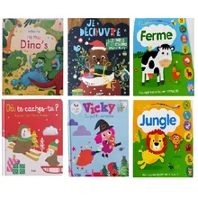 Age 0-3 Parent Child Kids French Early Education Enlightenment Interesting Story Knowledge Reading Cardboard Libro Random 2 Book
Age 0-3 Parent Child Kids French Early Education Enlightenment Interesting Story Knowledge Reading Cardboard Libro Random 2 Book
