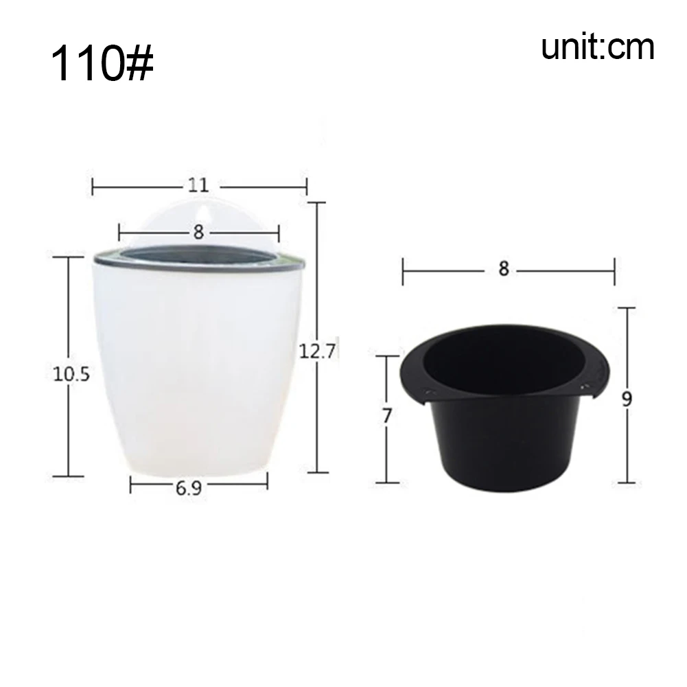 Durable Hanging Flowerpot Gardening Garden Home Wall Portable Resin Round Self Watering Transparent White Lazy
Durable Hanging Flowerpot Gardening Garden Home Wall Portable Resin Round Self Watering Transparent White Lazy