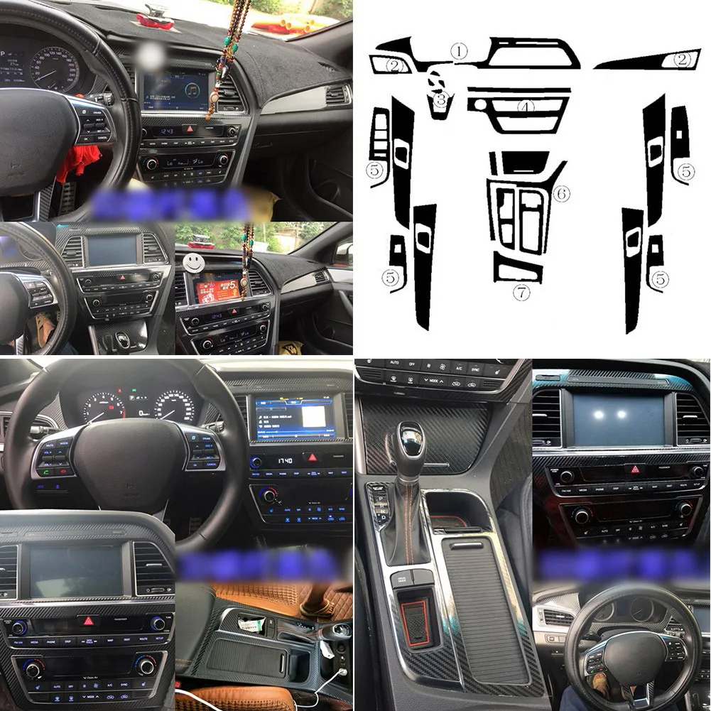 Стикеры для Hyundai Sonata 9 2015-2017, стикеры 3D из углеродного волокна, черного цвета, стильные аксессуары для интерьера
Стикеры для Hyundai Sonata 9 2015-2017, стикеры 3D из углеродного волокна, черного цвета, стильные аксессуары для интерьера