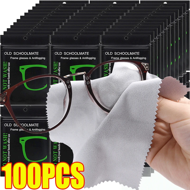 100PCS New Microfiber Lens Clothes Suede Anti Fog Reusable Portable Eyewear Cleaning Cloth Phone Computer Screen Dust Removal
100PCS New Microfiber Lens Clothes Suede Anti Fog Reusable Portable Eyewear Cleaning Cloth Phone Computer Screen Dust Removal