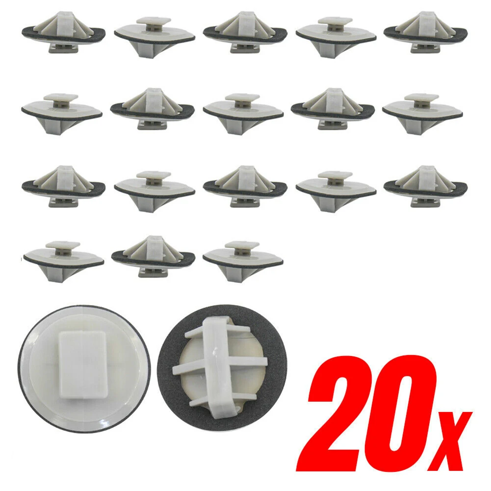 20pcs Moulding Clips For Mazda3 6 MX-5 With Gasket Side Skirt Trim Clip Retaining Buckle BP4L-51-SJ3, 12174B Gray ABS Plastic
20pcs Moulding Clips For Mazda3 6 MX-5 With Gasket Side Skirt Trim Clip Retaining Buckle BP4L-51-SJ3, 12174B Gray ABS Plastic