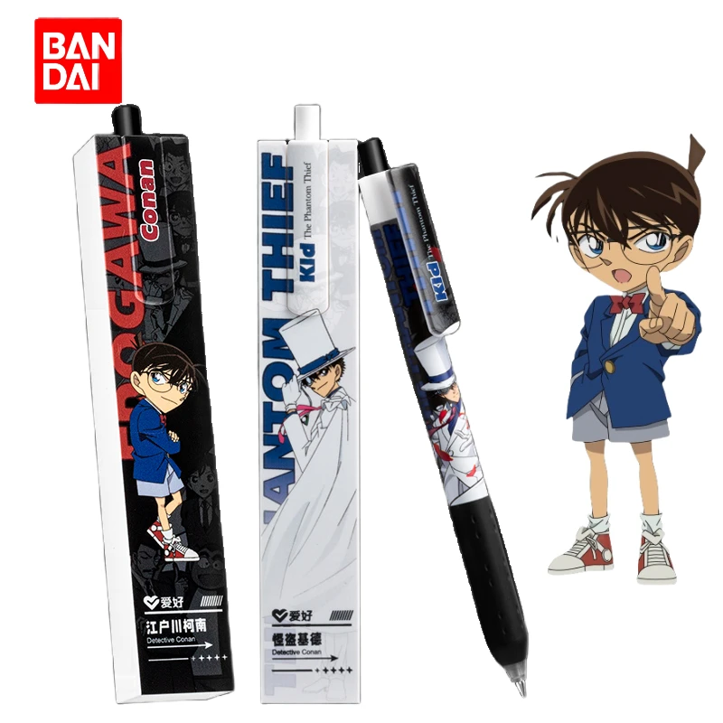 Гелевая ручка Bandai Detective Conan для пресса, экстрактная шариковая ручка Mouri Ran 0,55 мм, 10 шт. сменных стержней, товары для студентов
Гелевая ручка Bandai Detective Conan для пресса, экстрактная шариковая ручка Mouri Ran 0,55 мм, 10 шт. сменных стержней, товары для студентов