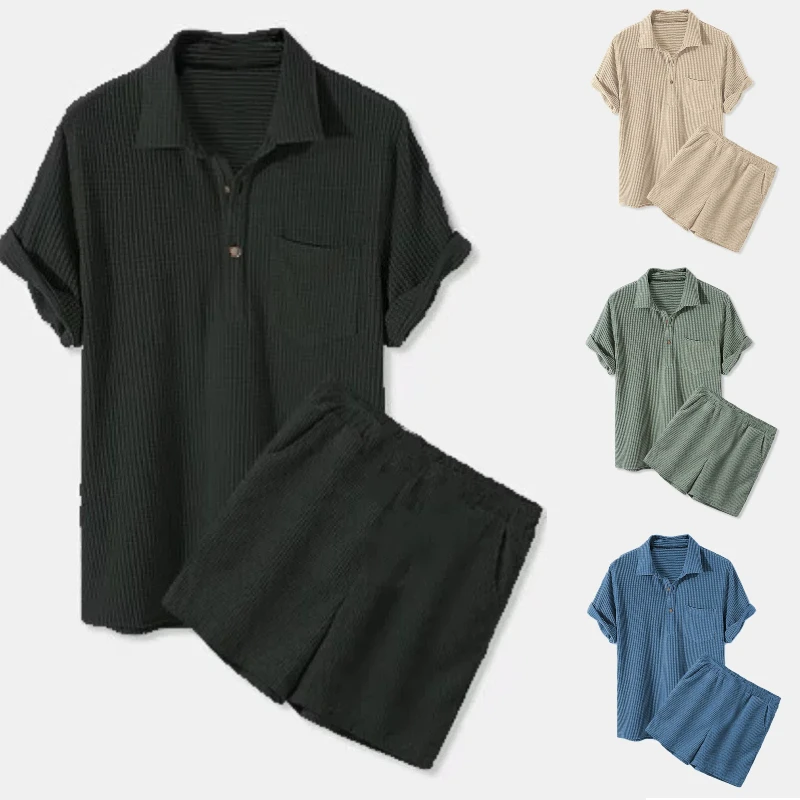2024 New Fashion Summer Men's Casual Loose Plaid Short sleeved Shirt Set men's clothing Men's set Short sleeve half pants
2024 New Fashion Summer Men's Casual Loose Plaid Short sleeved Shirt Set men's clothing Men's set Short sleeve half pants