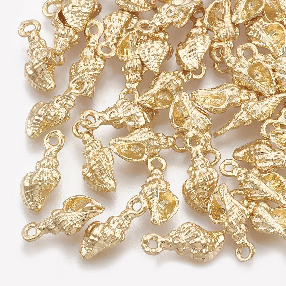 Pandahall 5pcs Spiral Shell Brass Charms With Hole Gold Color Plated Metal Pendants For Necklace Bracelet Earring Jewelry Making
Pandahall 5pcs Spiral Shell Brass Charms With Hole Gold Color Plated Metal Pendants For Necklace Bracelet Earring Jewelry Making