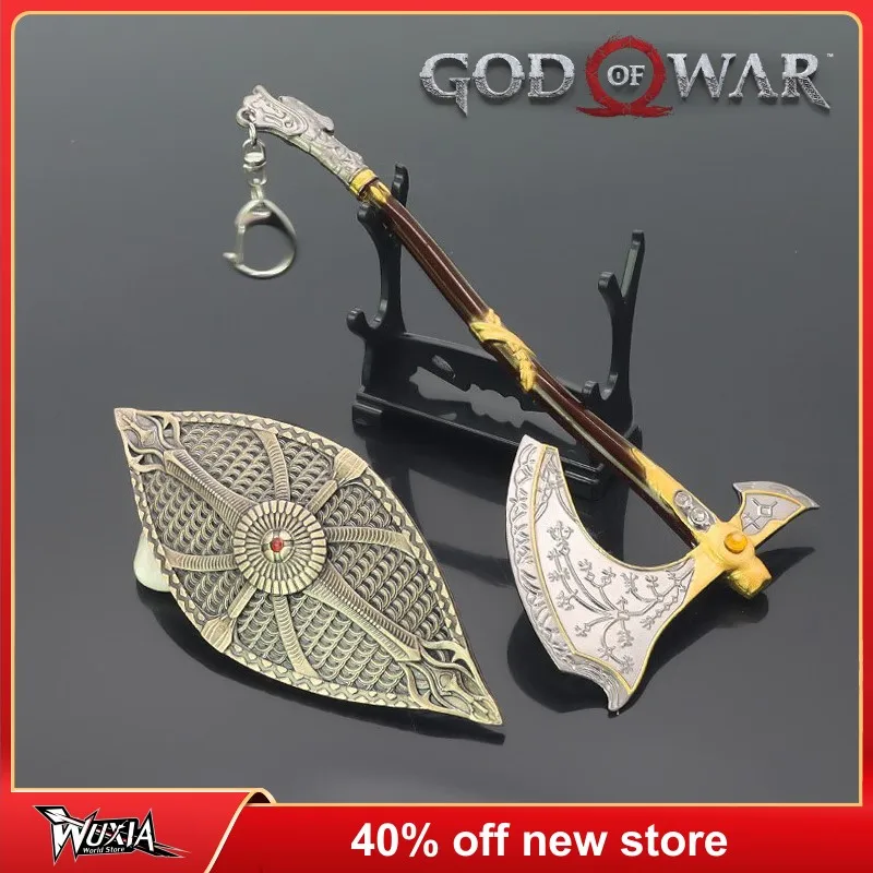God of War Leviathan Axe Dauntless Shield Suit Kratos Metal Weapon Katana Sword Samurai Toy Anime Game Toy for Boy Children Gift
God of War Leviathan Axe Dauntless Shield Suit Kratos Metal Weapon Katana Sword Samurai Toy Anime Game Toy for Boy Children Gift