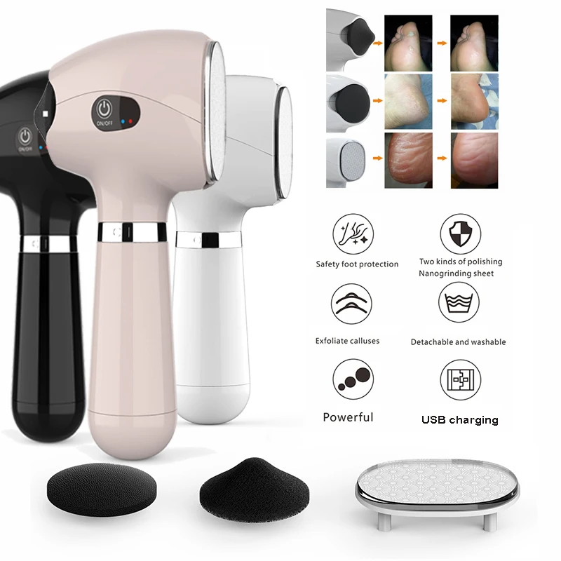 Electric Foot Callus Remover Rechargeable Dead Skin Grinder Nano Glass Quartz Grinding Pedicure Tools Professional Feet Care 
Electric Foot Callus Remover Rechargeable Dead Skin Grinder Nano Glass Quartz Grinding Pedicure Tools Professional Feet Care