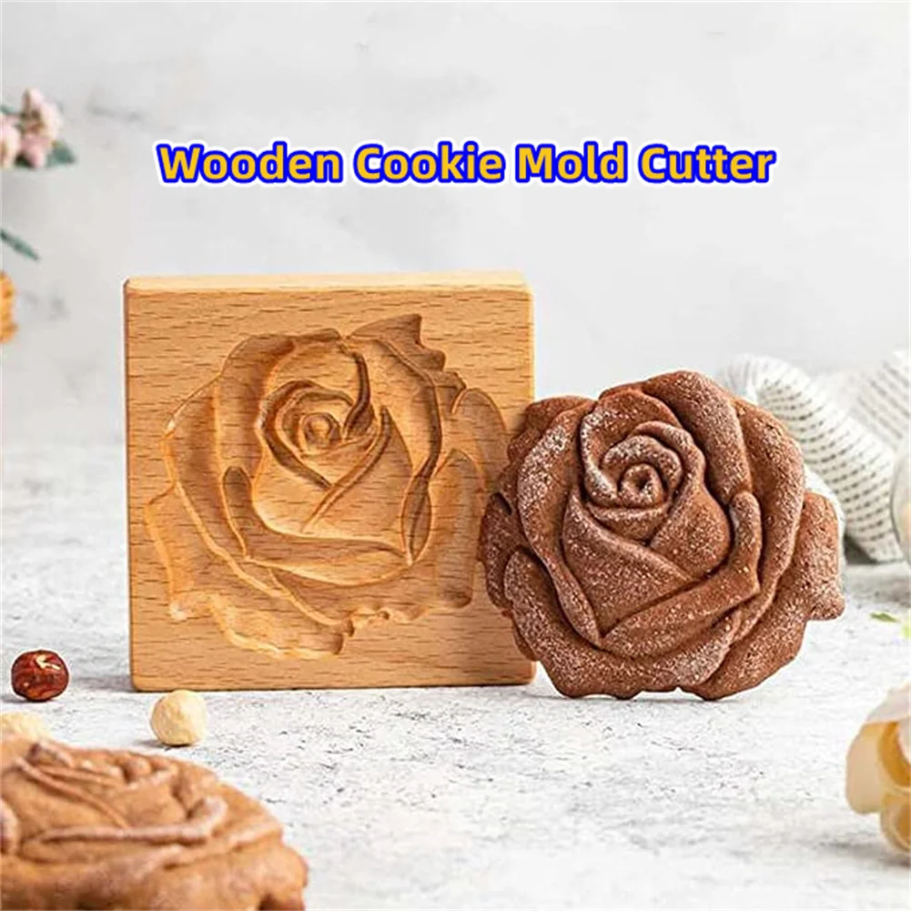 Wooden Cookie Mold Cutter 3D Cake Embossing Baking Mold Wooden Gingerbread Cookie Moulds Press Cutter Bakery Gadgets
Wooden Cookie Mold Cutter 3D Cake Embossing Baking Mold Wooden Gingerbread Cookie Moulds Press Cutter Bakery Gadgets