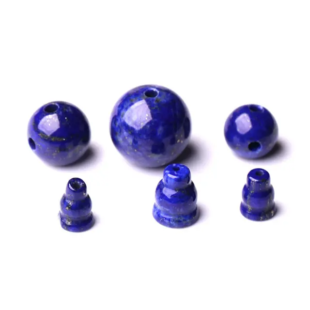 Tour de perles de gourou à trois voies Lapis Lazuli, mala de prière, 8mm, 10mm, 12mm, 14mm, BRO556 1