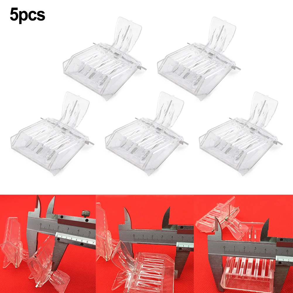 5pcs Queen Cage Clip Bee Catcher For Beekeepers Plastic 5*4.5*2cm Bee Clamps Lightweight Outdoor Living
5pcs Queen Cage Clip Bee Catcher For Beekeepers Plastic 5*4.5*2cm Bee Clamps Lightweight Outdoor Living
