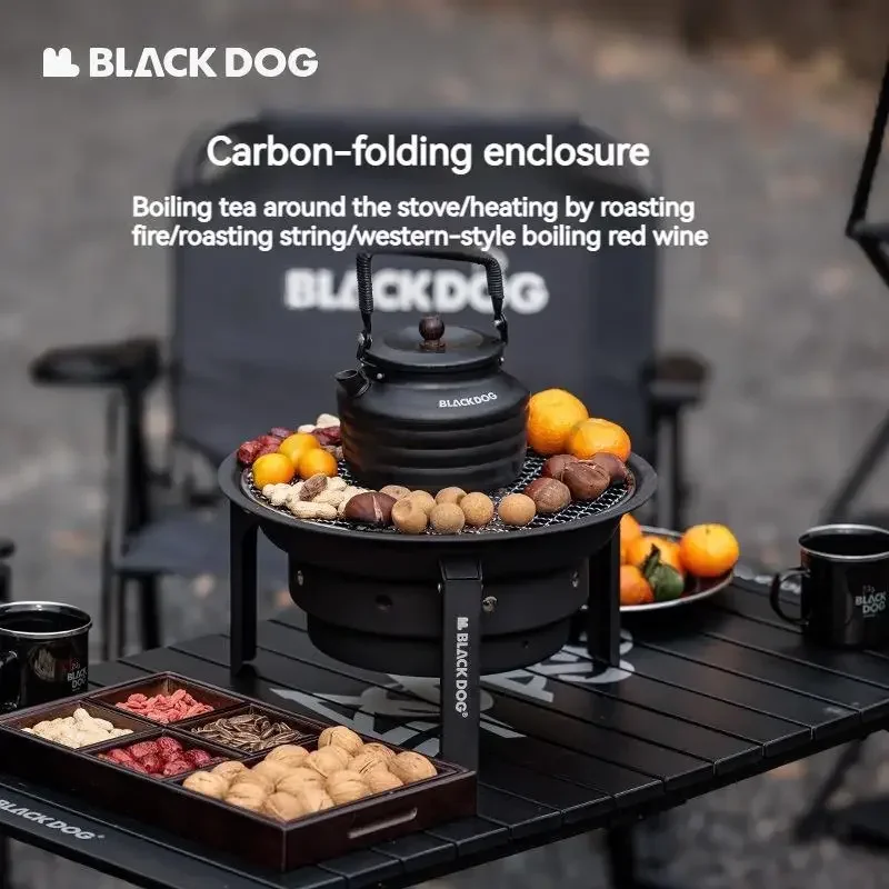 

Blackdog Camping Furnace Accessories Outdoor Charcoal Stove Cooking Bbq Grills Grill Folding Barbecue Table Portable Cook Set