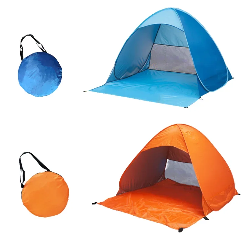 

Automatic Instant Pop Up Tent Potable Beach Tent Lightweight Outdoor UV Protection Camping Fishing Tent Sun Shelter