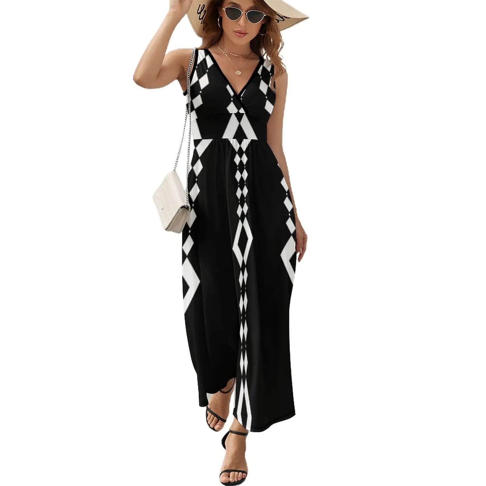 Retro 1960's Black and White Pattern Sleeveless Dress dresses for womens 2024 Womens dresses
Retro 1960's Black and White Pattern Sleeveless Dress dresses for womens 2024 Womens dresses