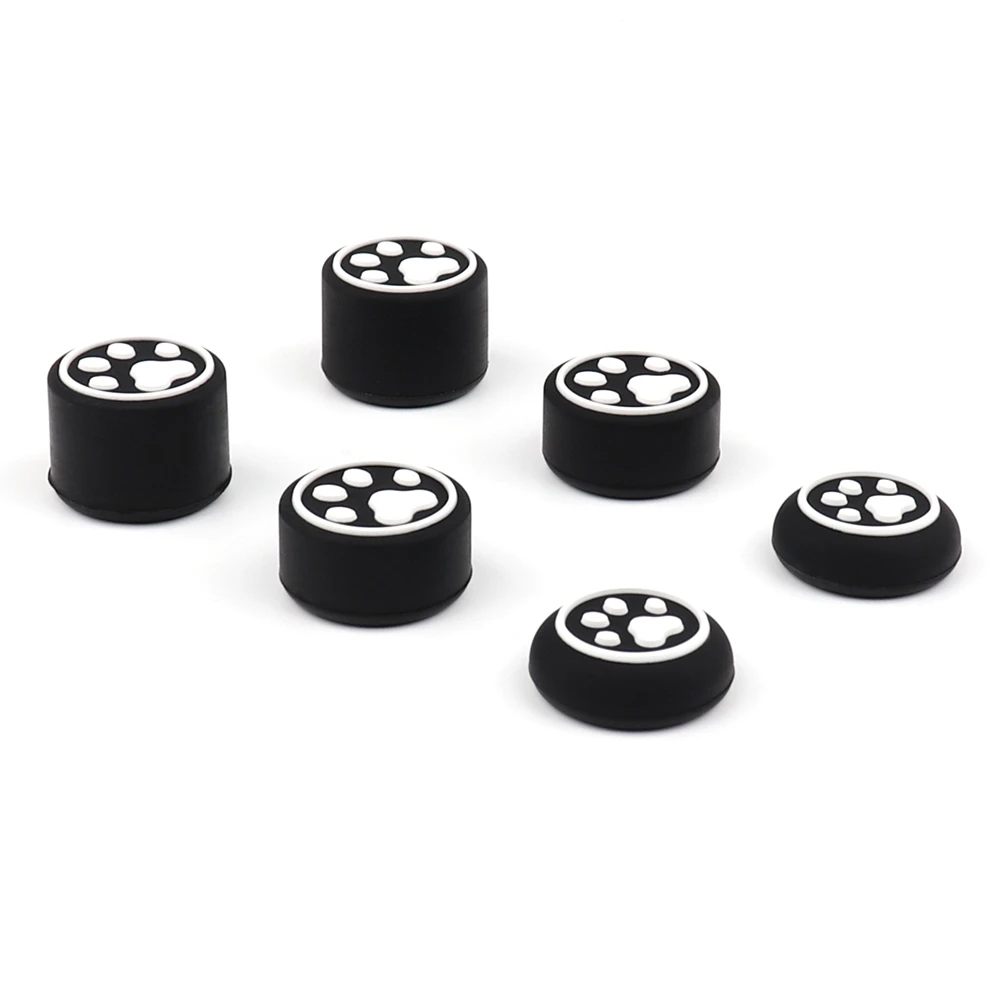 

6Pcs Cat Paw Thumb Stick Grip Cap Cover for PS3/PS4/PS5 / Xbox One / Xbox 360 Controller Joystick Case Accessories(A)