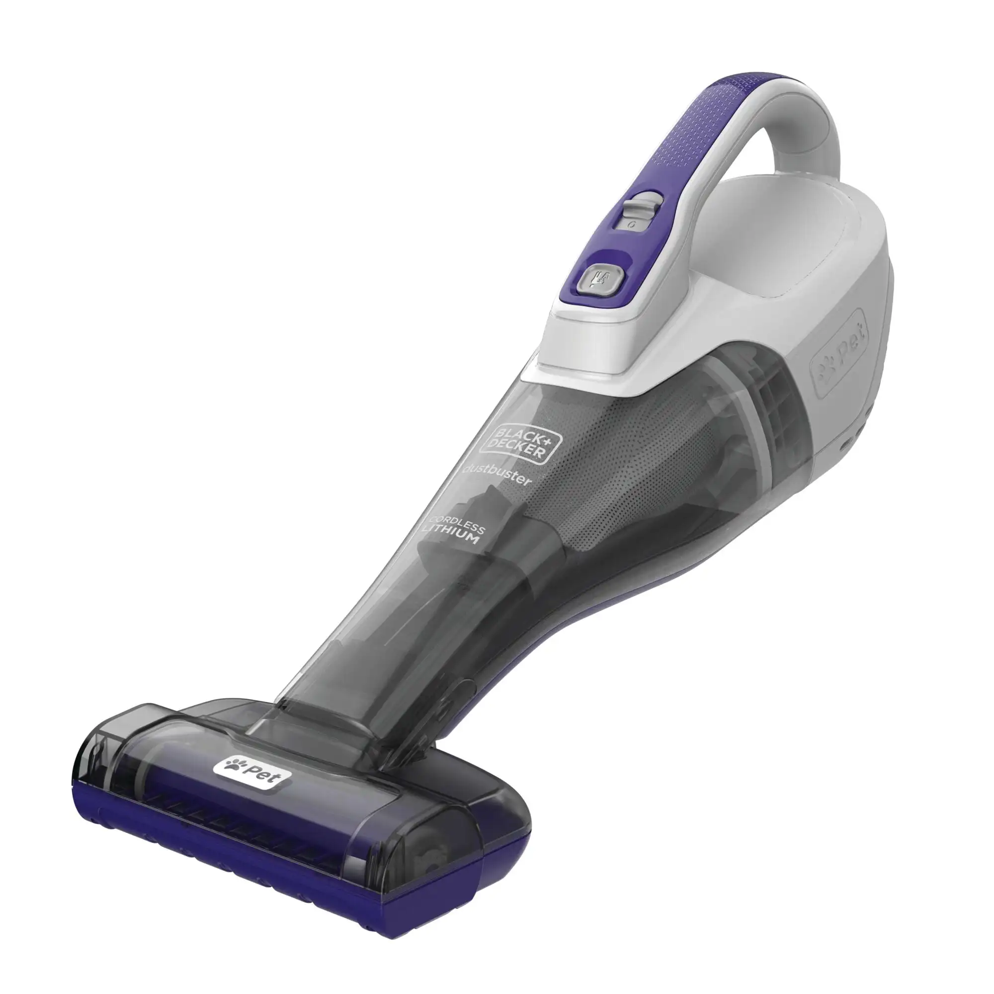 BLACK+DECKER Furbuster Cordless Pet Hand Vacuum - Motorized Pet Head & Anti-Tangle Brush; HLVB315JP07W
BLACK+DECKER Furbuster Cordless Pet Hand Vacuum - Motorized Pet Head & Anti-Tangle Brush; HLVB315JP07W