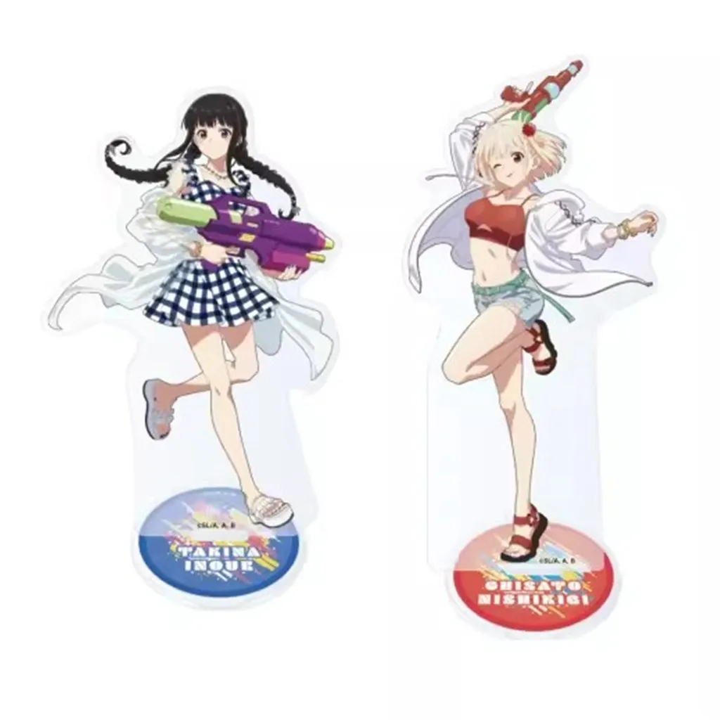 Game Lycoris Recoil Acrylic Stand Doll Anime Nishikigi Chisato Inoue Takina Figure Model Plate Cosplay Toy for Gift
Game Lycoris Recoil Acrylic Stand Doll Anime Nishikigi Chisato Inoue Takina Figure Model Plate Cosplay Toy for Gift