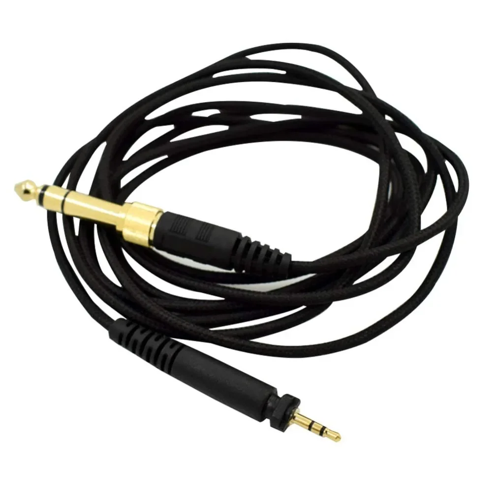 6.35mm Aux Replacement Nylon Braided Cable Extension Cord For Rane RH-50 Studio Monitoring DJ Headphones 6.35mm Aux Replacement Nylon Braided Cable Extension Cord For Rane RH-50 Studio Monitoring DJ Headphones