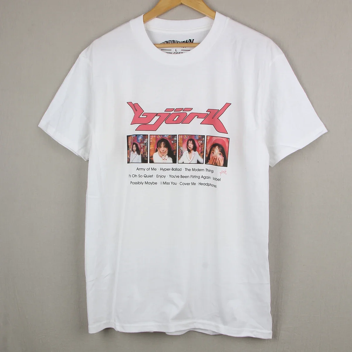 Bjork T-Shirt Post Trip Hop IDM Experimental The Chemical Brothers Aphex Twin Men Cotton Summer Tee shirt
Bjork T-Shirt Post Trip Hop IDM Experimental The Chemical Brothers Aphex Twin Men Cotton Summer Tee shirt