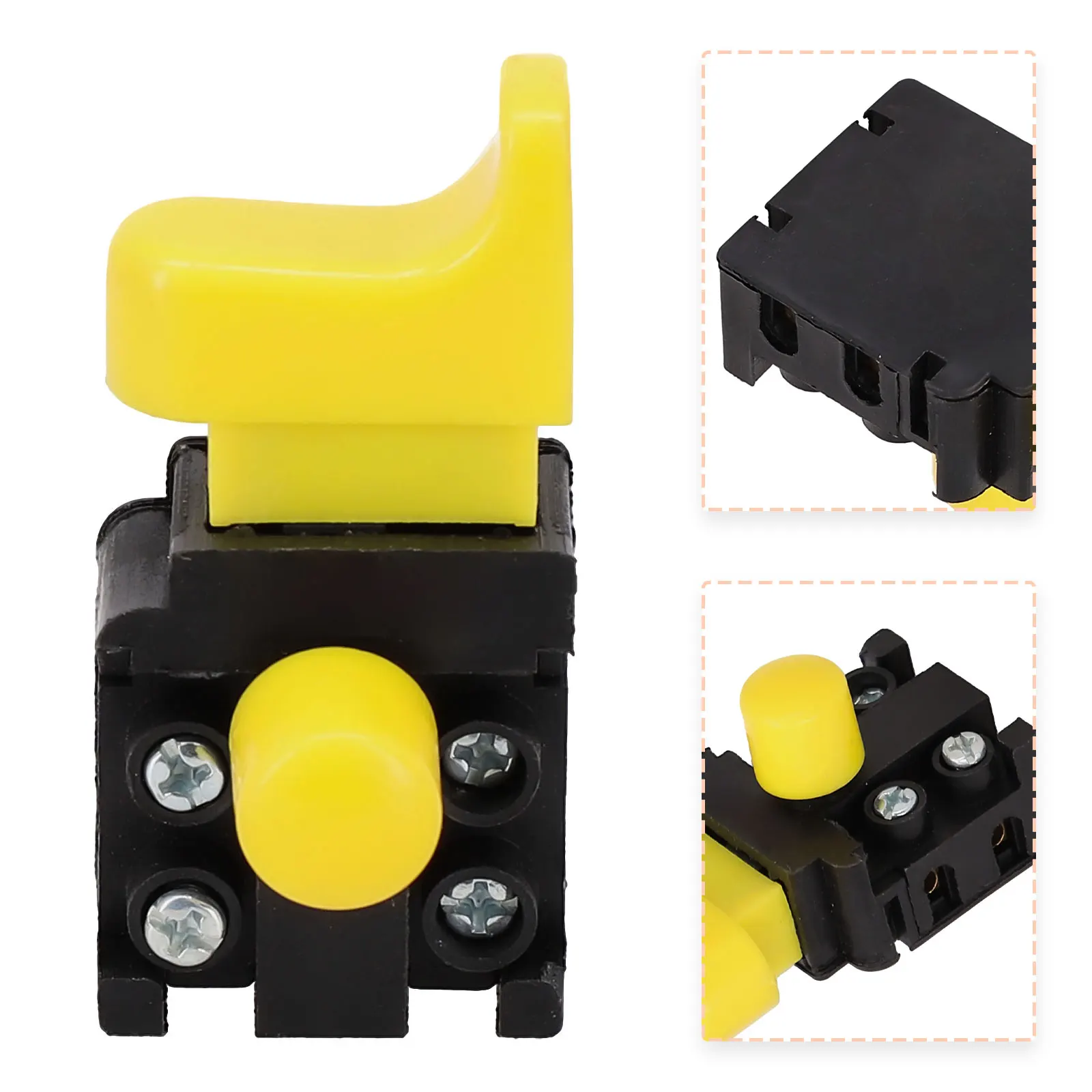 For 150 Angle Grinder Push Button Switch Speed Control Switch 1pc Electric Drill Metal Replacement Speed Control
For 150 Angle Grinder Push Button Switch Speed Control Switch 1pc Electric Drill Metal Replacement Speed Control