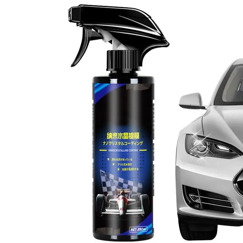 

Car Polish Liquid Spray Coating Agent Waterless Wash Wax Hydrophobic Coat Polish And Polymer Paint Sealant Detail Protection