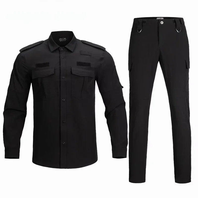 Men Uniforms Tactical Suit Man Multi Pockets Shirt Quick Dry Cargo Pants Soldier Durable Working Clothes for Men 2024
Men Uniforms Tactical Suit Man Multi Pockets Shirt Quick Dry Cargo Pants Soldier Durable Working Clothes for Men 2024