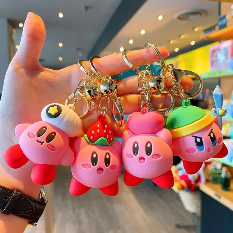Miniso Cartoon Kirby Kawaii Keychain Drip Doll Bag Charm Couple Small Gift Pendant Decoration Key Ring for Girl Birthday Gift
Miniso Cartoon Kirby Kawaii Keychain Drip Doll Bag Charm Couple Small Gift Pendant Decoration Key Ring for Girl Birthday Gift