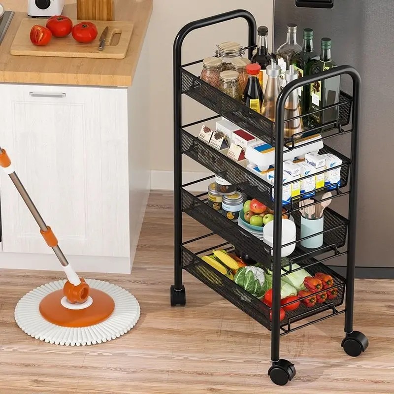 Trolley Shelving Floor-To-Ceiling Kitchen Bathroom Mobile Snack Toilet Multi-Storey Bedroom Bedside Storage Shelf
Trolley Shelving Floor-To-Ceiling Kitchen Bathroom Mobile Snack Toilet Multi-Storey Bedroom Bedside Storage Shelf