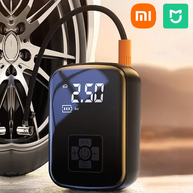 

Xiaomi Mijia Wireless Car Air Compressor Air Pump Electric Tire Inflator Pump for Motorcycle Bicycle Boat AUTO Tyre Inflatable