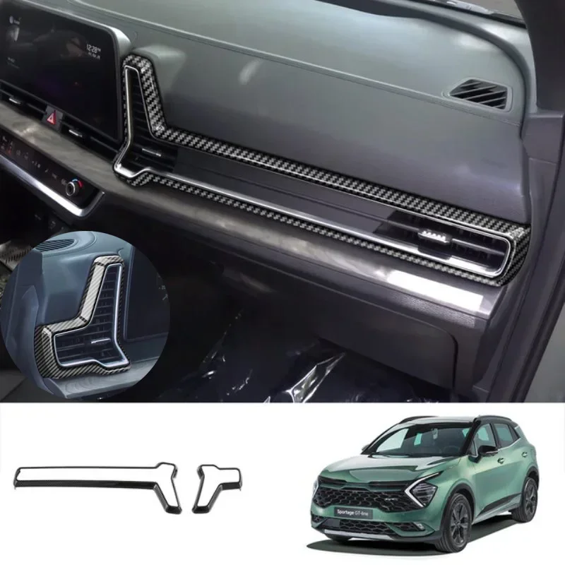 Для Kia Sportage NQ5 2022 2023, внутренняя передняя панель, Боковая Крышка вентиляционного отверстия, панель управления, отделка, автомобильные аксессуары
Для Kia Sportage NQ5 2022 2023, внутренняя передняя панель, Боковая Крышка вентиляционного отверстия, панель управления, отделка, автомобильные аксессуары