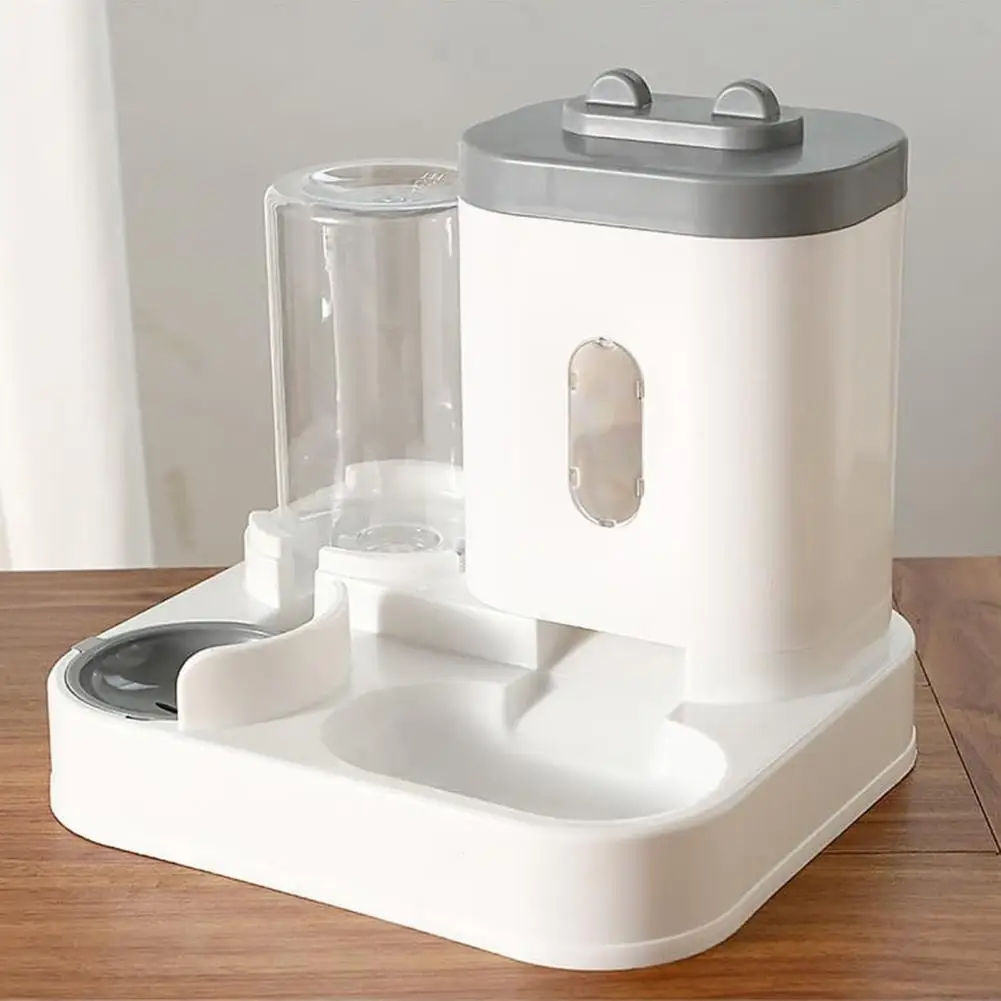 Pet Food Container Automatic Gravity Pet Feeder Water Dispenser with Capacity Visible Window Safe Design for Cats Dogs Capacity
Pet Food Container Automatic Gravity Pet Feeder Water Dispenser with Capacity Visible Window Safe Design for Cats Dogs Capacity