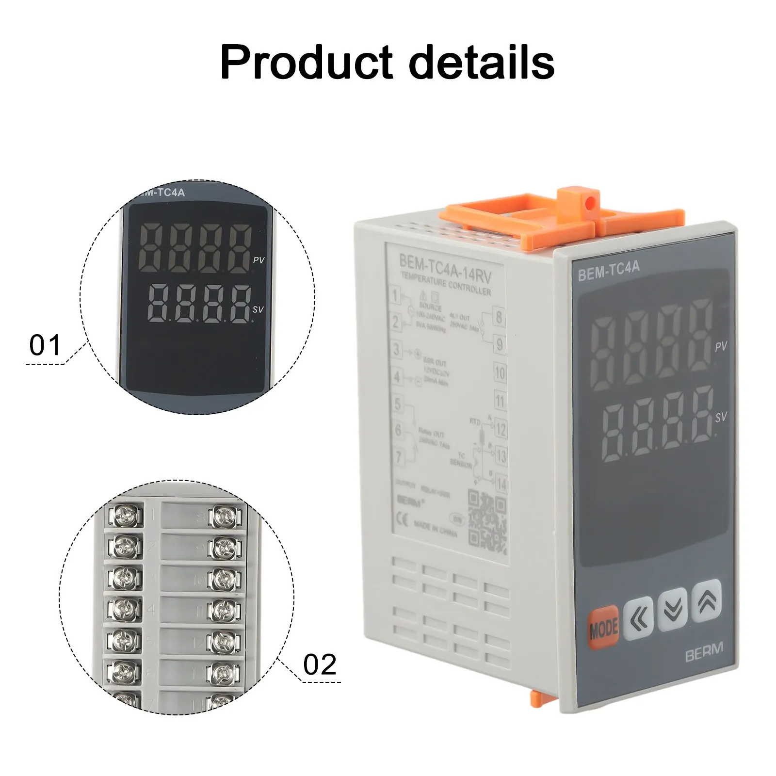 TC4A14RV Intelligent Thermostat PID Controller Super Long Life Suitable For Machine Tool Equipment And Heating Equipment
TC4A14RV Intelligent Thermostat PID Controller Super Long Life Suitable For Machine Tool Equipment And Heating Equipment