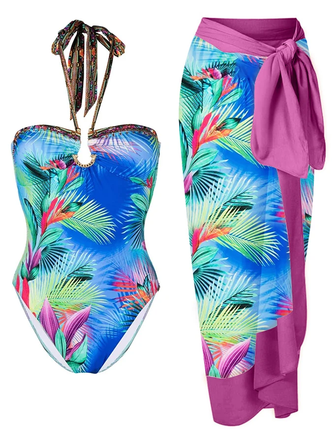Halter Print 2023 Fashion Women Swimwear Summer One Piece Swimsuits Bathing Suits Vacation Sexy / New
Halter Print 2023 Fashion Women Swimwear Summer One Piece Swimsuits Bathing Suits Vacation Sexy / New