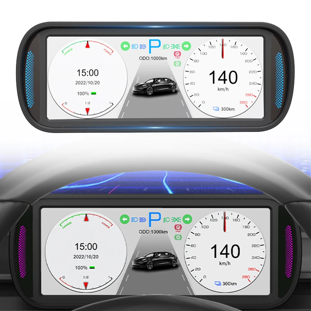 Universal Intelligent LCD Display 6.8in Car Meter LCD Dashboard Multimedia Display Screen For Tesla Model 3/Y
Universal Intelligent LCD Display 6.8in Car Meter LCD Dashboard Multimedia Display Screen For Tesla Model 3/Y