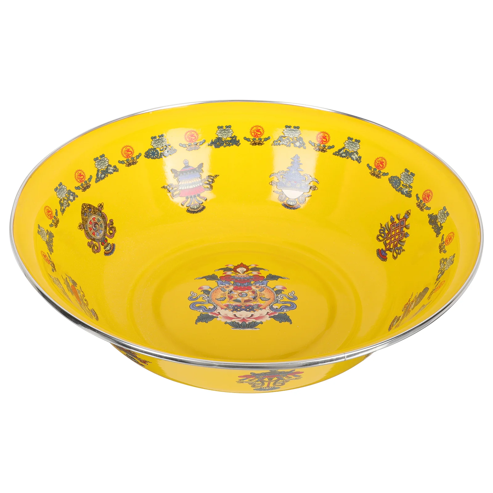 Enamel Edge Basin Kitchen Washing Soup Gold Decor Bowl Retro Enameled Home Washbasin Kitchenware Utensils
Enamel Edge Basin Kitchen Washing Soup Gold Decor Bowl Retro Enameled Home Washbasin Kitchenware Utensils