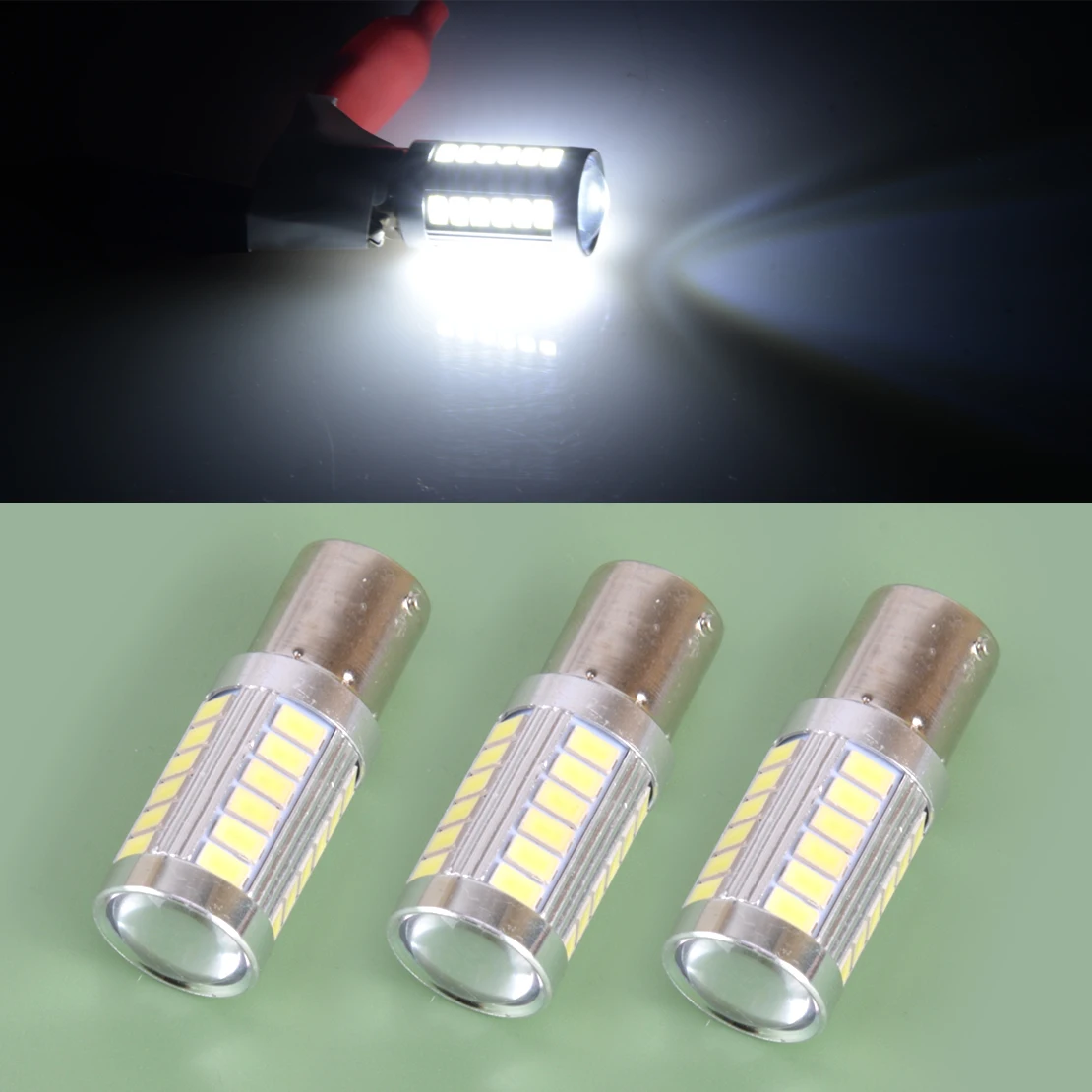 

3Pcs 12V Lawn Mower Tractor Farm Vehicles LED Headlight Light Lamp Bulb Fit for John Deere 318 322 332 420 430 655 755 855 955