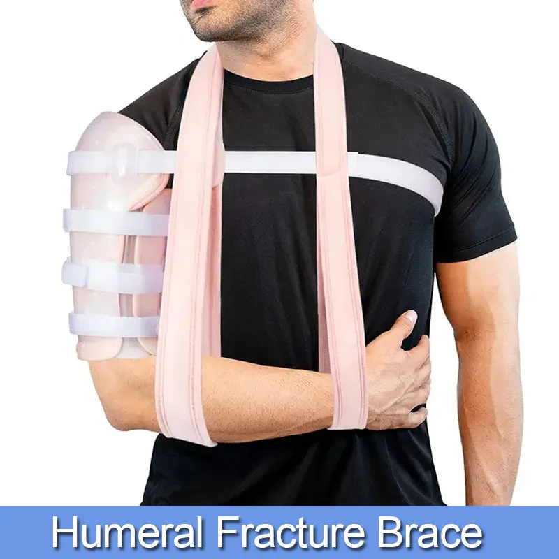 

1Pcs Humeral Fracture Brace Humerus Splint Arm Orthosis Shoulder Support for Broken Upper Arm Shoulder Bicep Adjustable