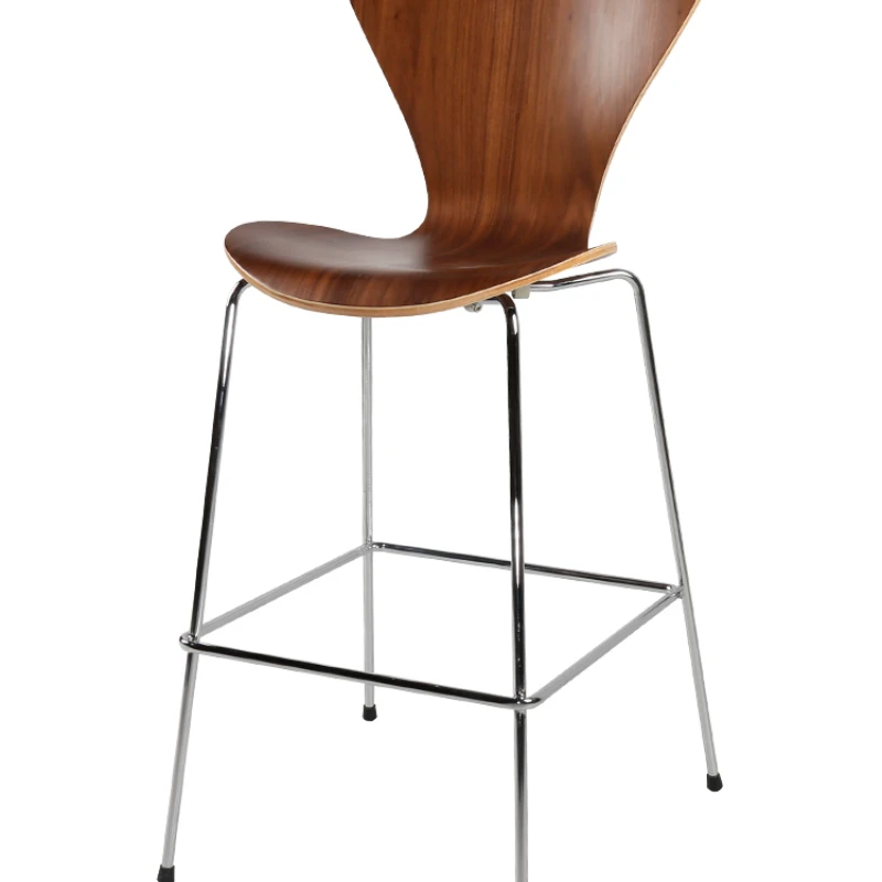 Series 7 Chair7 Bar Chair/Steel Foot Bar Chair Simple Solid Wood Curved Plate High Foot Bar Chair
Series 7 Chair7 Bar Chair/Steel Foot Bar Chair Simple Solid Wood Curved Plate High Foot Bar Chair