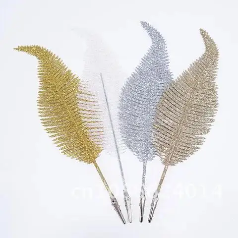 3pcs Artificial Glitter Feather Leaves Clip Xmas Tree Ornament Christmas Party Home Decoration Navidad New Year Wedding Flowers
3pcs Artificial Glitter Feather Leaves Clip Xmas Tree Ornament Christmas Party Home Decoration Navidad New Year Wedding Flowers