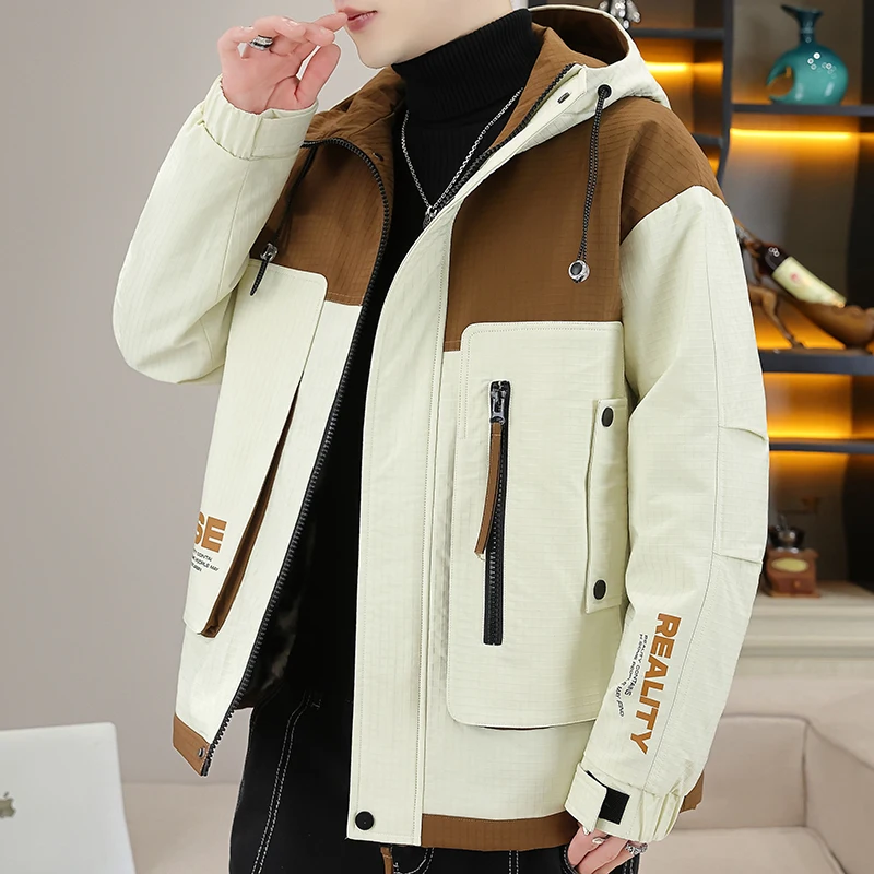 Fashion 2023 Autumn Winter Men's Hooded Plush Jackets Streetwear Loose Thick Cotton-Padded Parkas Outdoor Tops Warm Fleece Coats
Fashion 2023 Autumn Winter Men's Hooded Plush Jackets Streetwear Loose Thick Cotton-Padded Parkas Outdoor Tops Warm Fleece Coats