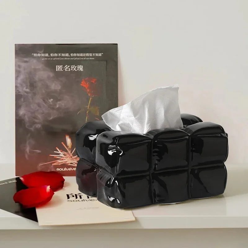 Creative Ceramic Tissue Box Luxury Living Room Tabletop Ornament Home Decor Kitchen Storage Accessories Porcelain Napkin Holder
Creative Ceramic Tissue Box Luxury Living Room Tabletop Ornament Home Decor Kitchen Storage Accessories Porcelain Napkin Holder