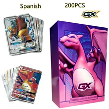 Spanish Pokémon GX Vmax Shiny Card Spanish Pokémon Pikachu Trading Battle Game Card Game Strengthening Box Children's Toy Gift 
Spanish Pokémon GX Vmax Shiny Card Spanish Pokémon Pikachu Trading Battle Game Card Game Strengthening Box Children's Toy Gift