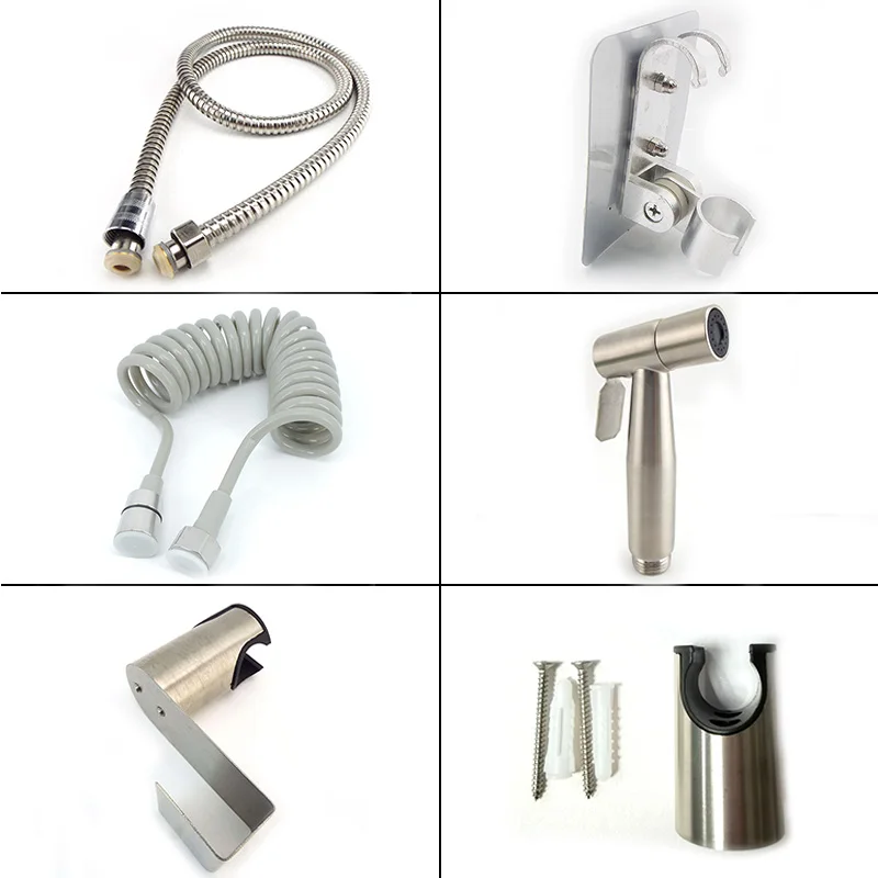 Protable Bidet Toilet Sprayer Stainless Steel Handheld Bidet Faucet Spray Home Bathroom Shower Head Self Cleaning Accessories K5
Protable Bidet Toilet Sprayer Stainless Steel Handheld Bidet Faucet Spray Home Bathroom Shower Head Self Cleaning Accessories K5