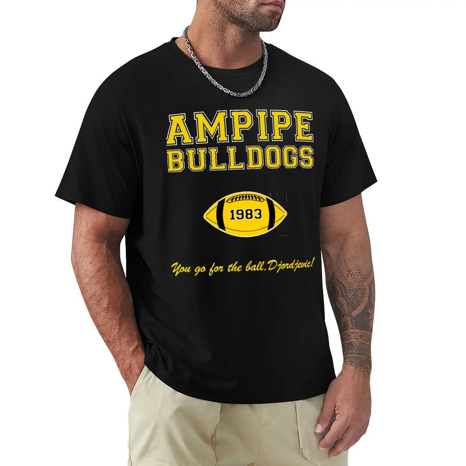 Ampipe Football Alternates T-Shirt oversized plus size tops Aesthetic clothing Men's t-shirt
Ampipe Football Alternates T-Shirt oversized plus size tops Aesthetic clothing Men's t-shirt