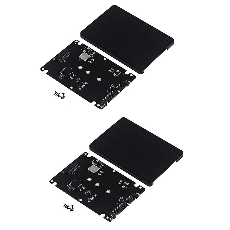 2X M.2 NGFF To 2.5 Inch SATA SSD/MSATA To SATA Adapter Card Case (B Key For PC Adapter M2 +M Desktop Socket NGFF )
2X M.2 NGFF To 2.5 Inch SATA SSD/MSATA To SATA Adapter Card Case (B Key For PC Adapter M2 +M Desktop Socket NGFF )