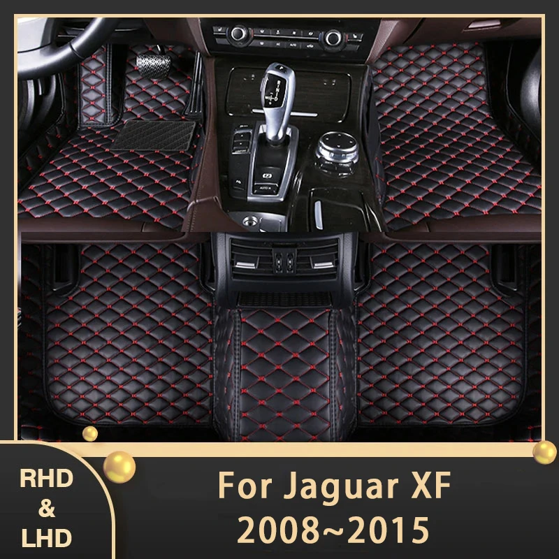 

Car Mats For Jaguar XF X250 2008~2015 Dirt-resistant Pads Luxury Foot Carpets Floor Cover Muds Auto Interior Accessories 2014