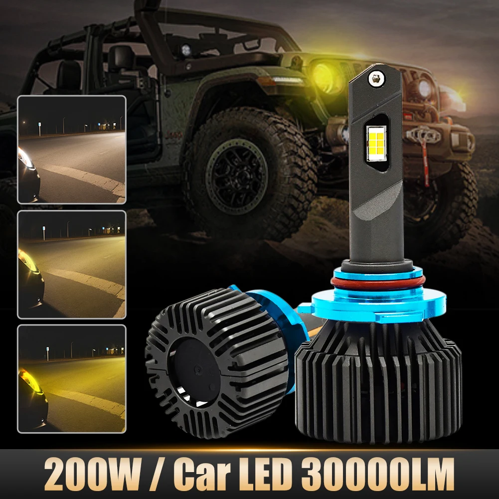 1Pair Car LED Headlight H1 H4 H7 H8/9/11 9005 9006 Led Bulb 30000LM Super Bright Auto Led Spot Lights Auto Accessories
1Pair Car LED Headlight H1 H4 H7 H8/9/11 9005 9006 Led Bulb 30000LM Super Bright Auto Led Spot Lights Auto Accessories