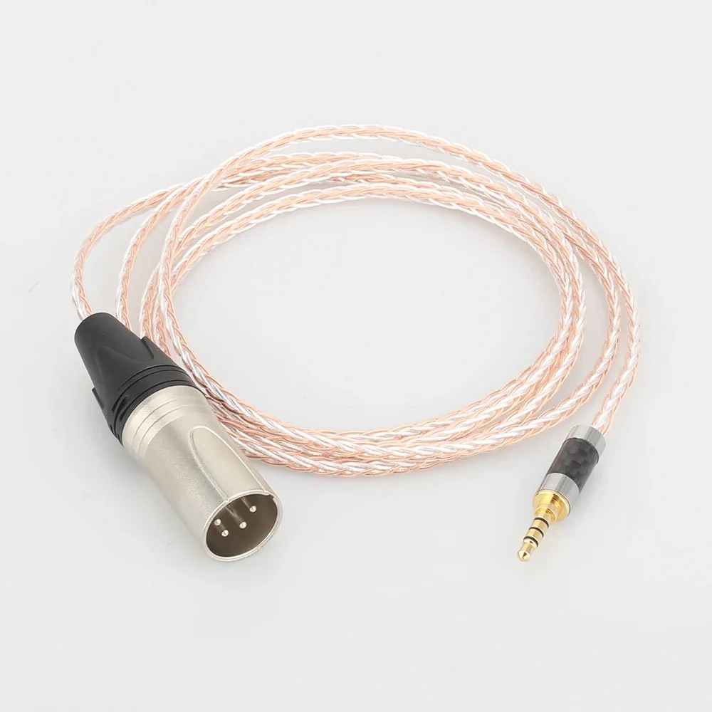 

Audiocrast 4pin XLR/2.5mm//4.4mm Balanced 7N OCC Silver Plated Upgrade Cable for T60RP T20RP T40RPmkII T50RP Headphone